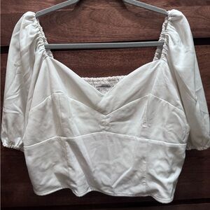 Abercrombie & Fitch Cream Blouse